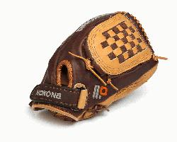 Nokona Select Plus Baseball Glove for young adult players. 12 inch pattern closed web and cl